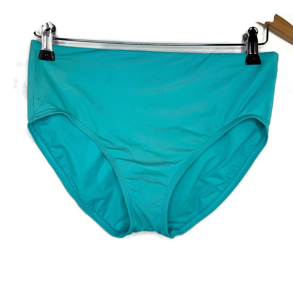 Contours by Coco Reef Blue Bikini Bottoms size Medium High Waist